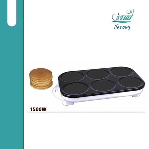 ماكينة صنع الكريب و البان كيك 6 قطع