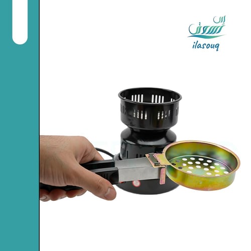 شعالة الفحم الكهربائية مع ملقاط 600 وات