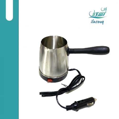 غلاية مياه وصانعة قهوة تركي ستيل 120 واط للسيارة