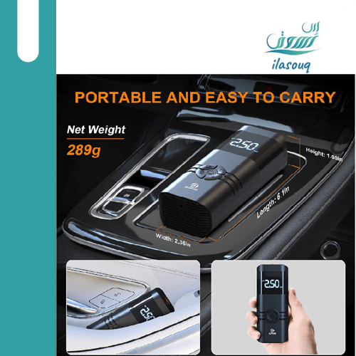 منفاخ إطارات ضاغط الهواء المحمول: 12 فولت DC مضخة...