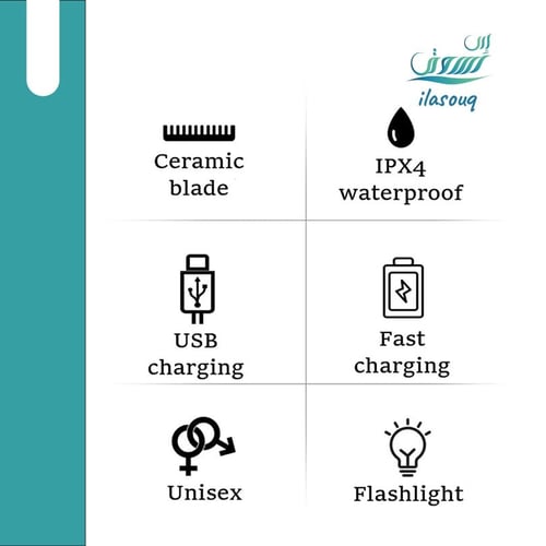وداعاً لحلاقة المؤلمة مع ماكينة حلاقة تعمل تحت الم...
