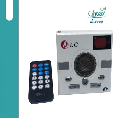 مكبر صوت وراديو محمول بتقنية البلوتوث مع جهاز تحكم...