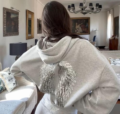 Subdued wings hoodie