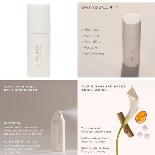 Emi jay hair&body mist