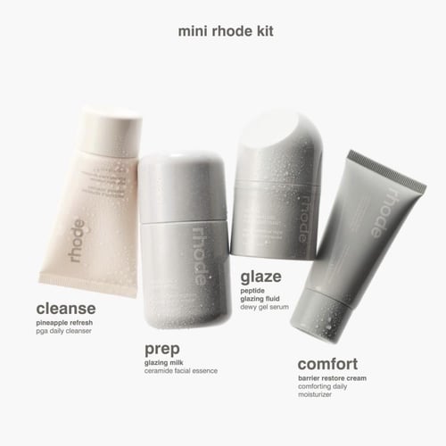 Rhode mini glazed skincare essentials