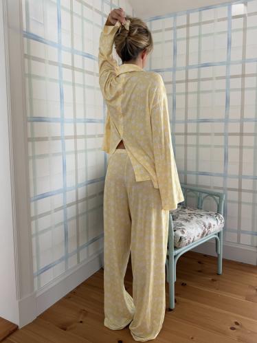 Djerf Avenue Go Slow Lemon Cake Pj Set