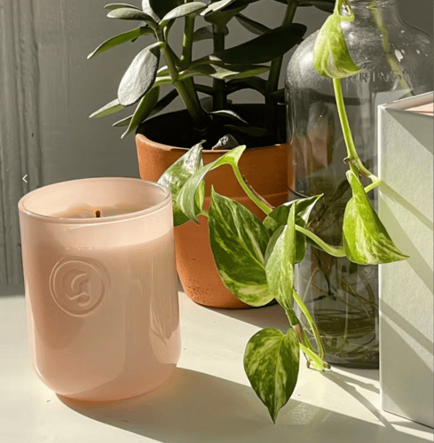 Glossier candle