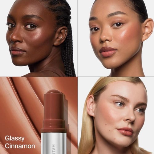 Haus labs glassy lip + cheek blush stick