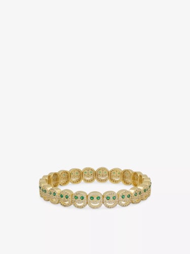 Lisa Gozlan The Pavé happy face Bracelet