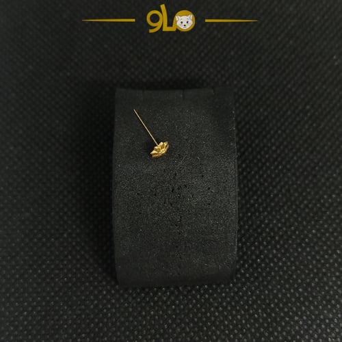 زمام بيرسينج ذهب عيار 18k نجمة سادة 2