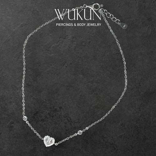 خلخال فضة 925s وميض القلب