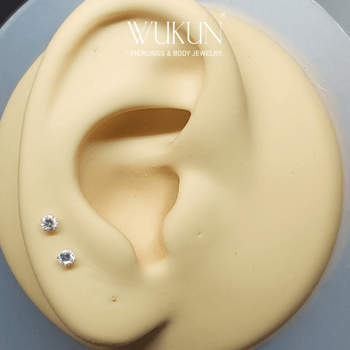 مجموعة حديقة الفضة (بيرسينج فضة 925s لكل ثقوب الاذ...