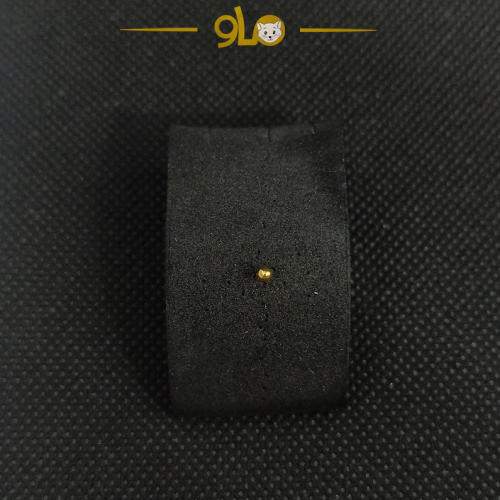 زمام بيرسينج ذهب عيار 18K كرة صغيرة جداً