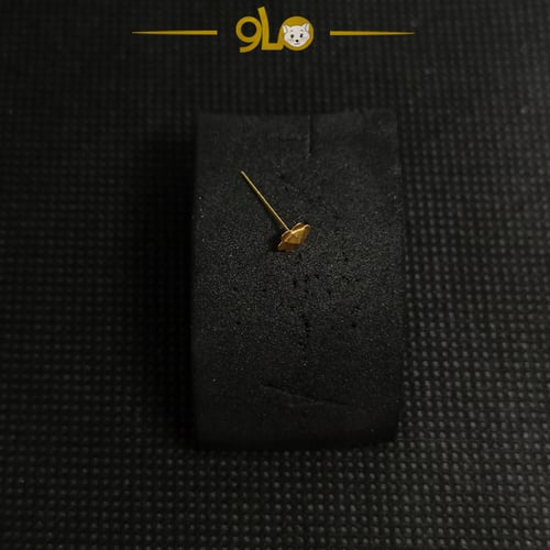 زمام بيرسينج ذهب 18K عيار وردة سداسية سادة