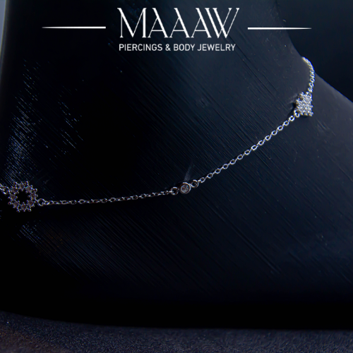 خلخال فضة موديل 9221