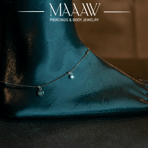 خلخال فضة 925s موديل 9219