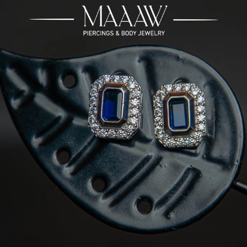 أقراط فضة موديل 9197