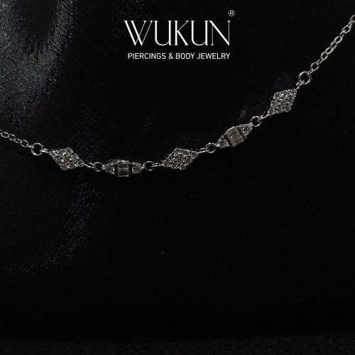 خلخال فضة 925s معين لامع