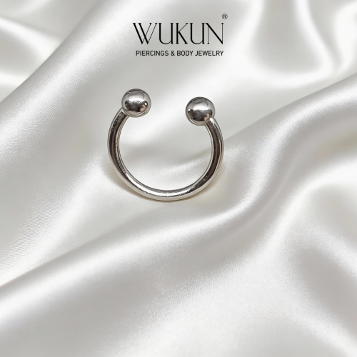 زمام بيرسينج فضة 925s حذوة الحصان