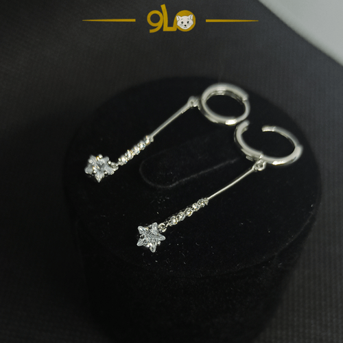 أقراط فضة 925s موديل 9111