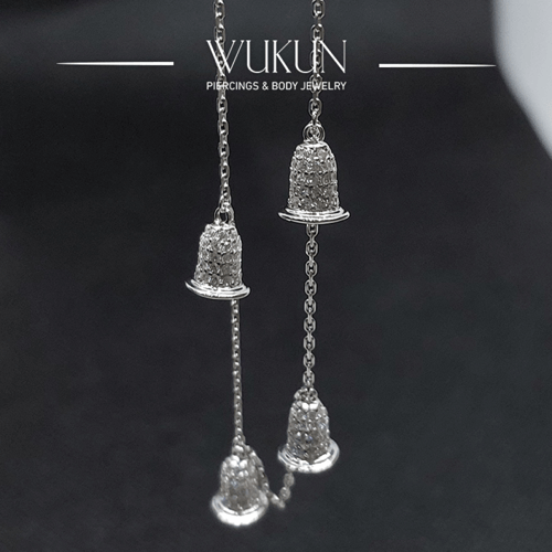 خلخال فضة 925s بشكل مميز معلق موديل 9272