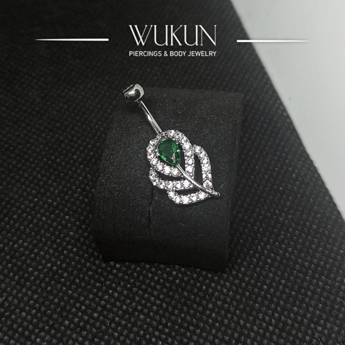 حلق بيرسينج فضة 925 للسرة موديل 9237