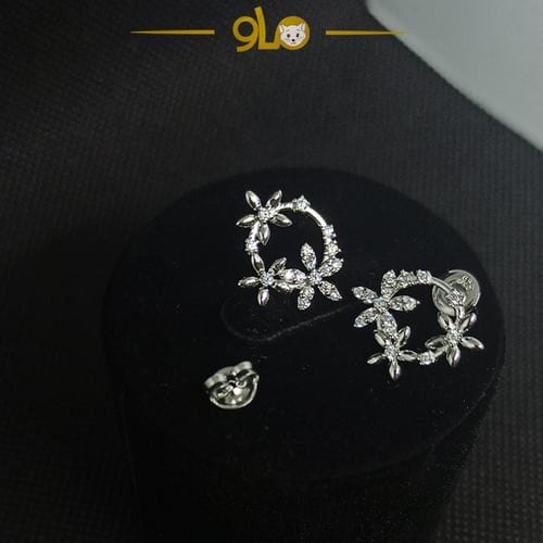 أقراط فضة موديل 9105