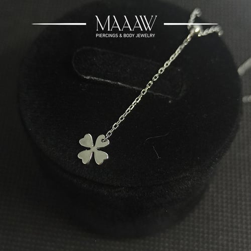 سلسال فضة 925s وردة صغيرة متدلية