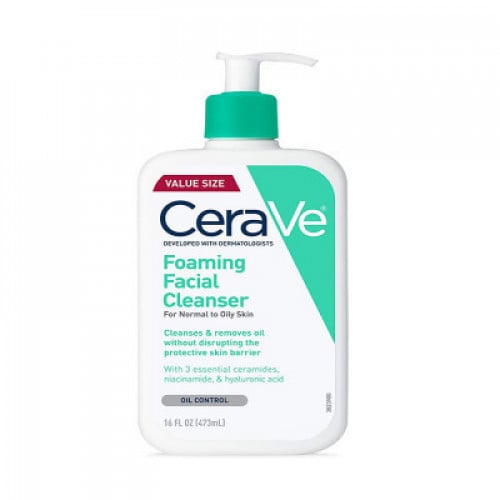 سيرا في - رغوة منظفه للوجه للبشره العاديه والدهنيه...