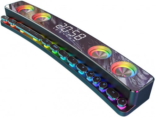 سماعة لاسلكية soaiy/SH39 هاي فاي مكبر صوت العاب بل...