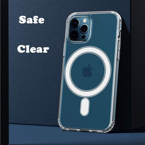 كفر ماج سيف ايفون 12/12 برو حافظة شفافة