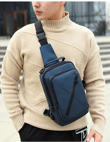 حقيبة كتف مفردة حقيبة محمولة حقيبة صدر للرجال