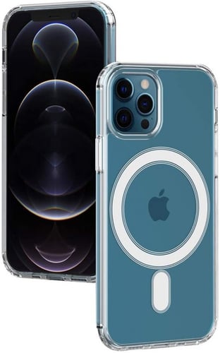 كفر ماج سيف ايفون 12/12 برو حافظة شفافة