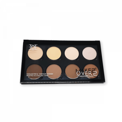 باليت كنتور بودرة8 لون ميك اوفر22(1501)