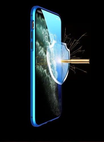 جراب مغناطيسي معدني لهاتف iPhone 12 و 12 pro جراب...