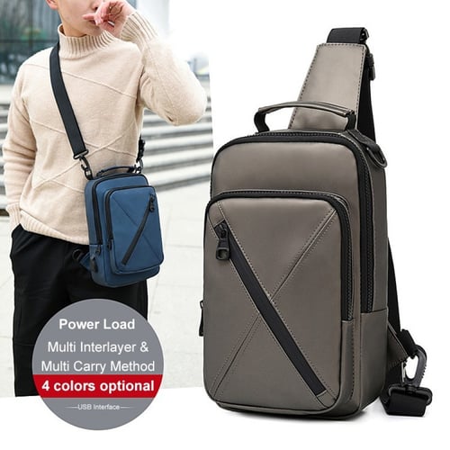 حقيبة كتف مفردة حقيبة محمولة حقيبة صدر للرجال