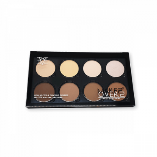 باليت كنتور بودرة8 لون ميك اوفر22(1501)