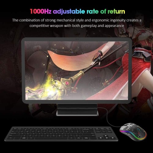 ماوس الألعاب بإضاءة خلفية LED 7200 نقطة في البوصة...