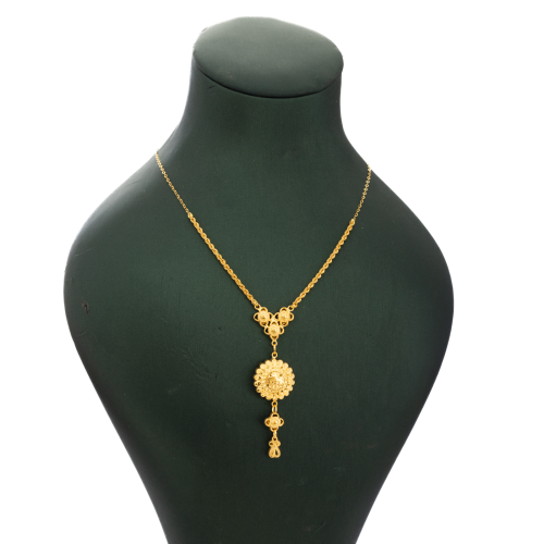 قلادة كرسي جابر ذهب عيار 21