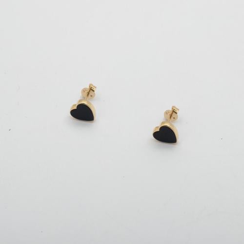 حلق ذهب القلب عيار 18