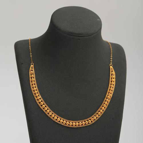 عقد ذهب عيار 21