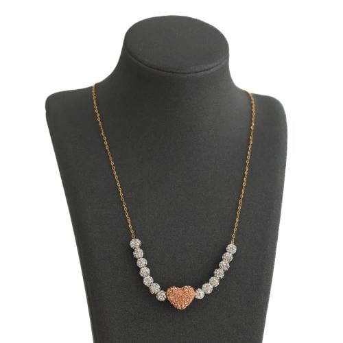 عقد ذهب وردي