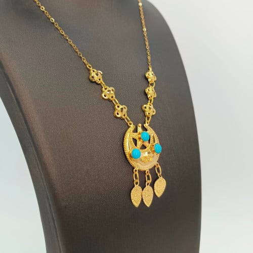 عقد ذهب عيار 21