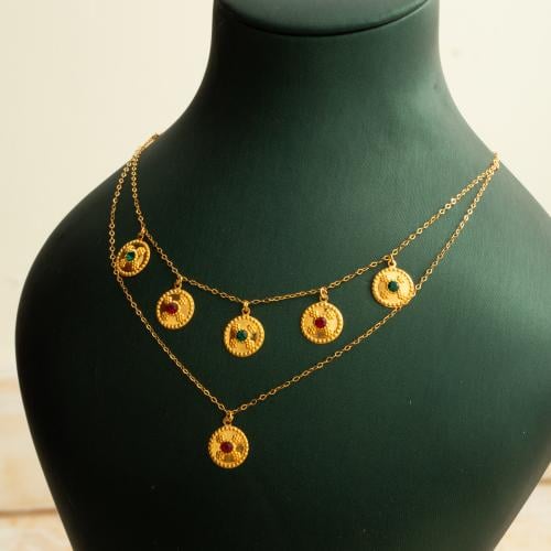 عقد ذهب عيار 21