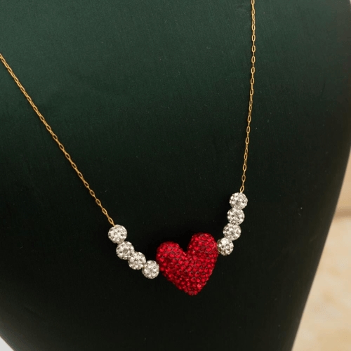 عقد السعادة تصميم قلب