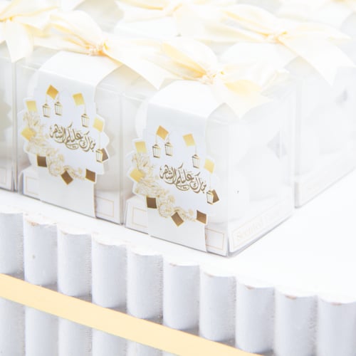 توزيعات شموع مبارك عليكم الشهر (١٢ حبة)