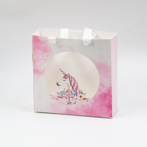 كيس يونيكورن وردي