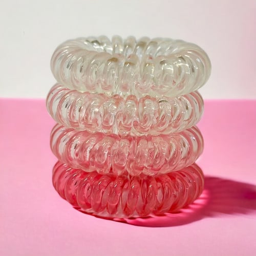 Pink hair tie