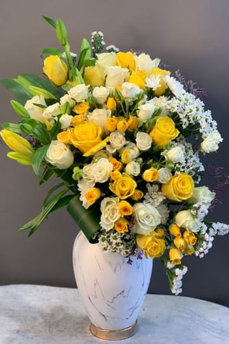 فازة ورد طبيعي VIP