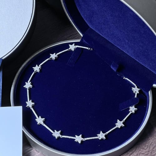 Sparkling Star Choker | 925 Sterling Silver